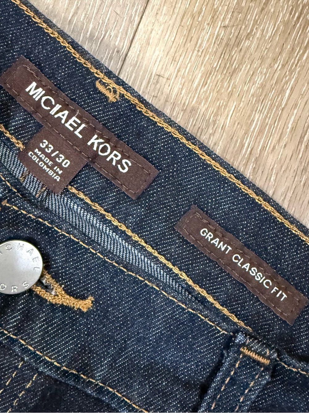 Michael Kors Men's Indigo Straight-Leg Jeans - Picture 2 of 6